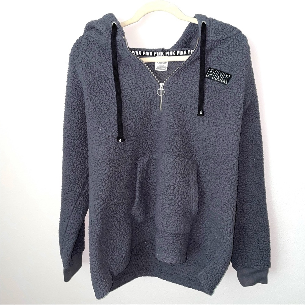 HP 🎉 PINK sherpa pullover